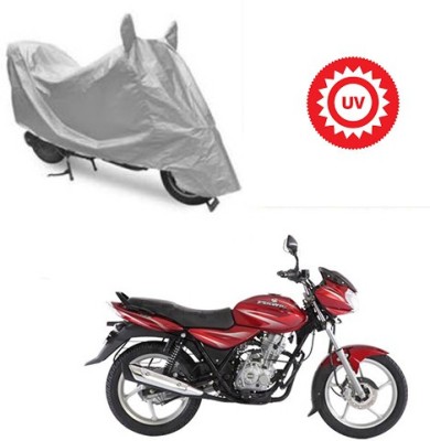 Atulit enterprises Waterproof Two Wheeler Cover for Bajaj(Discover 125 DTS-i, Silver)