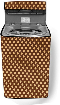 Nitasha Top Loading Washing Machine  Cover(Width: 54 cm, maroon, yellow)