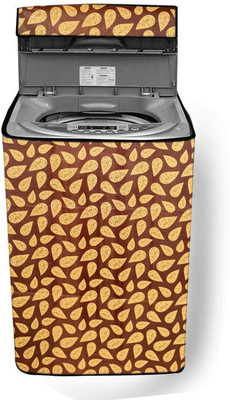 Nitasha Top Loading Washing Machine  Cover(Width: 61 cm, Brown, yellow)