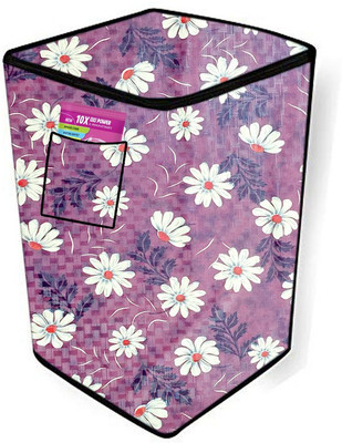 JM Homefurnishings Top Loading Washing Machine  Cover(Width: 62 cm, White, Multi)