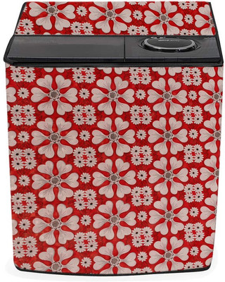 Nitasha Semi-Automatic Washing Machine  Cover(Width: 82 cm, white, red)