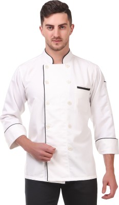Kodenipr Club Cotton, Polyester Chef's Apron - XL(White, Single Piece)