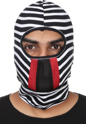 IM UNIQUE Black, White Bike Face Mask for Men & Women(Size: Free,  Balaclava)