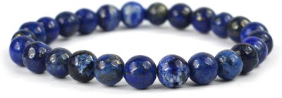 CRYSTU Stone Beads, Crystal, Lapis Lazuli Bracelet