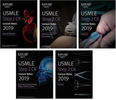 USMLE Step 2 CK Lecture Notes 2019: 5-book set(English, Paperback, Kaplan Medical)