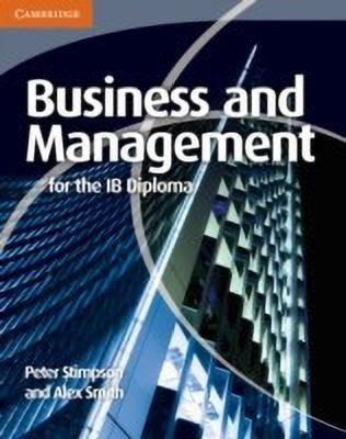 Business and Management for the IB Diploma(English, Paperback, Stimpson Peter)