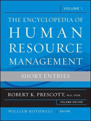 The Encyclopedia of Human Resource Management, Volume 1(English, Hardcover, unknown)