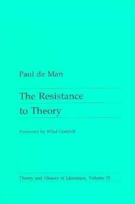 Resistance To Theory(English, Paperback, De Man Paul)