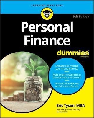 Personal Finance For Dummies(English, Paperback, Tyson Eric)