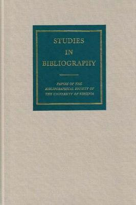 Studies in Bibliography Volume 55(English, Hardcover, unknown)