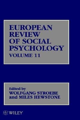 European Review of Social Psychology, Volume 8(English, Hardcover, unknown)