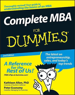 Complete MBA For Dummies(English, Paperback, Allen Kathleen)