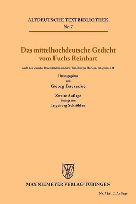 Das mittelhochdeutsche Gedicht vom Fuchs Reinhart(German, Paperback, Heinrich)
