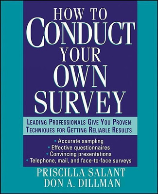 How to Conduct Your Own Survey(English, Paperback, Salant Priscilla)