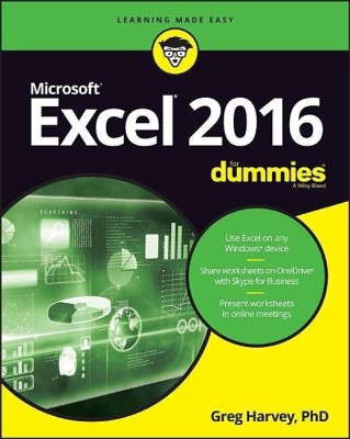 Excel 2016 For Dummies(English, Paperback, Harvey Greg)