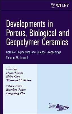 Developments in Porous, Biological and Geopolymer Ceramics, Volume 28, Issue 9(English, Hardcover, unknown)