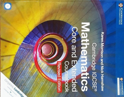 Cambridge IGCSE Mathematics Core and Extended Coursebook with CD-ROM(English, Mixed media product, Morrison Karen)
