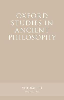 Oxford Studies in Ancient Philosophy, Volume 52(English, Paperback, unknown)