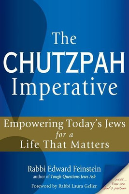 The Chutzpah Imperative(English, Paperback, Feinstein Edward Rabbi)