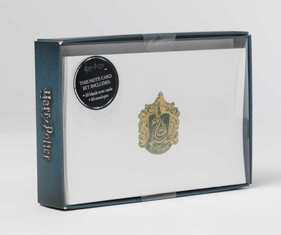 Harry Potter: Slytherin Crest Foil Note Cards: Set of 10(English, Kit, Insight Editions)