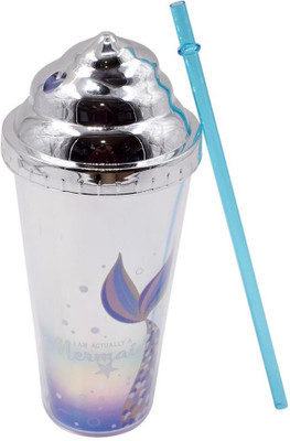 Kookee 270 ml Plastic Sipper(Pack of 1, Silver)