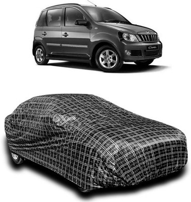APNEK Car Cover For Mahindra Quanto (Without Mirror Pockets)(Silver, Black)