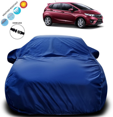 Purpleheart Car Cover For Honda Jazz (With Mirror Pockets)(Blue)