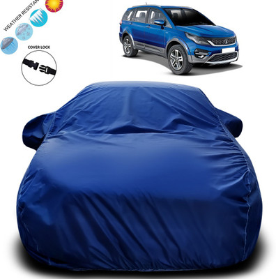 Purpleheart Car Cover For Tata Hexa (With Mirror Pockets)(Blue)