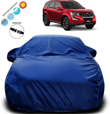 Purpleheart Car Cover For Mahindra XUV 500 (With Mirror Pockets)(Blue)