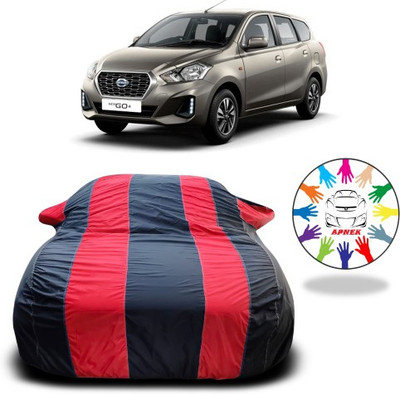 APNEK Car Cover For Datsun Go+ (With Mirror Pockets)(Red, Blue)