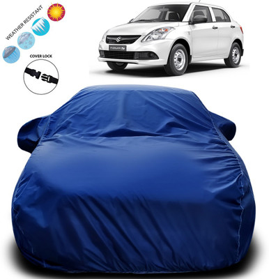 Purpleheart Car Cover For Maruti Suzuki Swift Dzire (With Mirror Pockets)(Blue)