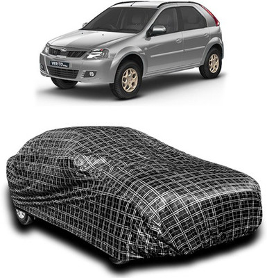 APNEK Car Cover For Mahindra Verito Vibe (With Mirror Pockets)(Silver, Black)
