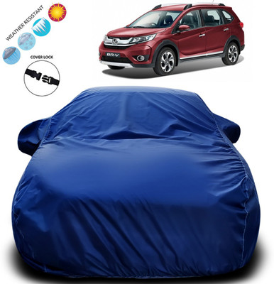 Purpleheart Car Cover For Honda Brio Facelift (With Mirror Pockets)(Blue, For 2020 Models)