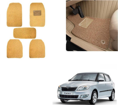arneja trading company PVC Standard Mat For  Skoda Fabia(Beige)