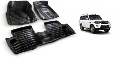 MATIES Polyutherine 5D Mat For  Mahindra New Scorpio(Black)