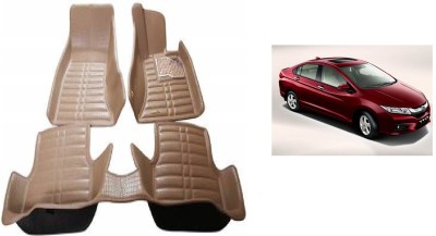 MATIES Polyutherine 5D Mat For  Honda City(Beige)