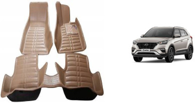 MATIES Polyutherine 5D Mat For  Hyundai Creta(Beige)