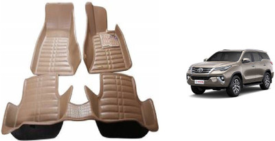 RKPSP Polyutherine 5D Mat For  Toyota New Fortuner(Beige)
