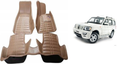 MATIES Polyutherine 5D Mat For  Mahindra Scorpio(Beige)