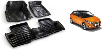 RKPSP Polyutherine 5D Mat For  Hyundai Elite i20(Black)