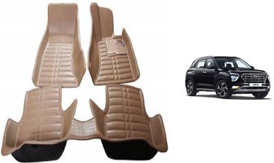 MATIES Polyutherine 5D Mat For  Hyundai Creta(Beige)