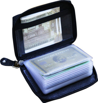 Style Shoes 15 Card Holder(Set of 1, Black)