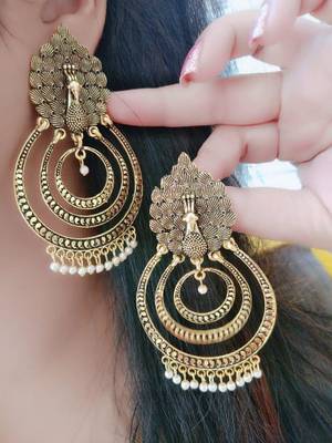 Dancing clearance peacock earrings