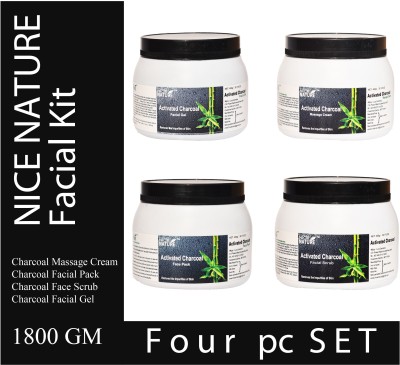 NICE NATURE Charcoal Facial Kit Parlour(1800 g)