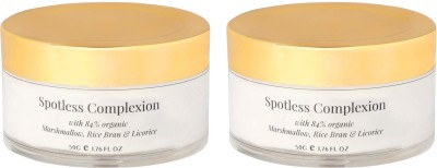 EARTH THERAPY Set of 2 x 50g Spotless Complexion Cream infused with marshmello & licorice LUXURY COLLECTION/LIMITED EDITION(100 g)