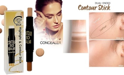 SKYBOAT FACIAL FORM 3D CONCEALER HIGHLIGHTER CONTOUR STICK WITH GLAMOROUS GLOW SKIN Concealer(SKIN COLOR, 6.2 g)