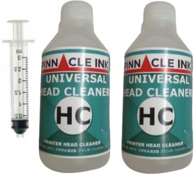 PINNACLE Head Cleaning Kit for Epson Canon Brother and HP printers Tri-Color Ink Bottle