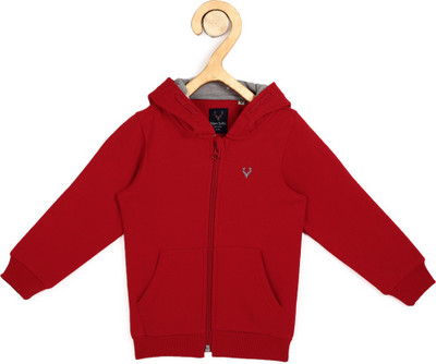 Allen Solly Full Sleeve Solid Boys Jacket