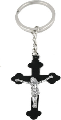 AFH Holly Jesus Cross Religious Decorative Key Chain Key Chain