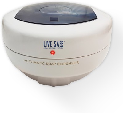 Live Safe 4XAA Battery-Operated Automatic 500 ml Soap, Liquid, Gel, Lotion, Shampoo Dispenser(White)